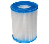 vhbw Cartouche filtrante compatible avec Bestway Flowclear 2.006 l/h, 3.028 l/h piscine pompe de filtration - Filtre à eau, blanc / bleu