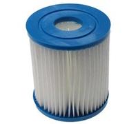 vhbw Cartouche filtrante compatible avec Bestway Flowclear 58381 (1,249 l/h) piscine pompe de filtration, filtre à eau bleu / blanc G