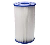 vhbw Cartouche filtrante Compatible avec Bestway Flowclear 58391, 9463 l/h Piscine Pompe de Filtration, Filtre à Eau Blanc