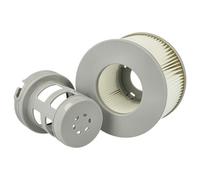 vhbw Cartouche filtrante compatible avec MSpa Camaro piscine pompe de filtration, filtre à eau gris / blanc