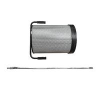 vhbw Cartouche filtrante poussières fines compatible avec Holzmann unité d'aspiration ABS1080 aspirateur à copeaux - Avec brosse de nettoyage