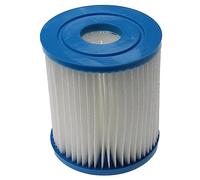 vhbw Cartouche filtrante Remplacement pour Intex E 59904 | Typ E pour piscine pompe de filtration, filtre à eau blanc / bleu