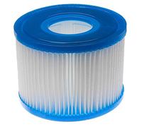 vhbw Cartouche filtrante Type S1 Compatible avec Intex PureSpa 28403E Spa, Bain à remous - Filtre de Rechange Bleu/Blanc