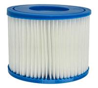 vhbw Cartouche filtrante type VI compatible avec Bestway Lay-Z-Spa Paris, Palm Springs spa, bain à remous - Filtre de rechange bleu / blanc
