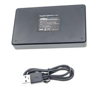 vhbw Chargeur de batterie double USB compatible avec Netgear / Arlo VMA5400-10000S, VMC4040P caméra, DSLR, action-cam - Chargeur, témoin LED de charge