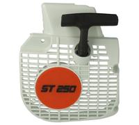 vhbw Corde et lanceur compatible avec Stihl MS 250, MS 250 C Tronçonneuse - Starter, 16,7 x 13,8 x 3,8 cm, noir / blanc