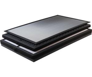vhbw Ensemble de 3 filtres compatibles avec le purificateur d'air Baren B-785, B-H03, B-783 - filtre HEPA, photocatalyseur, filtre à charbon actif