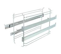 vhbw Glissières télescopiques compatible avec Gornje E67106BW, E65333BW | pour E66220AW four, 23,5 x 27,5 x 3,5cm