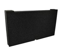 vhbw Incrustation en mousse compatible avec Dewalt Tough-Box DS150, DS300, DS400 caisse à outils - individuellement adaptable, 2 couches, mousse