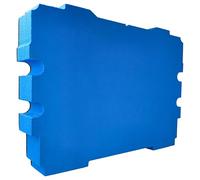 vhbw Insert en mousse compatible avec Festool Systainer T-LOC coffre à outils - mousse rigide, bleu, 61 mm