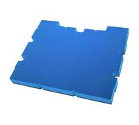 vhbw Insert en mousse compatible avec Stanley FatMax TSTAK III FMST1-71968 caisse à outils - mousse rigide, noir-bleu, 30mm
