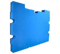 vhbw Insert en mousse compatible avec Stanley FatMax TSTAK III FMST1-71968 coffre à outils - mousse rigide, bleu, 30 mm