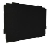 vhbw Insert en mousse remplacement pour 4250155837464 pour coffre à outils - mousse personnalisable, noir