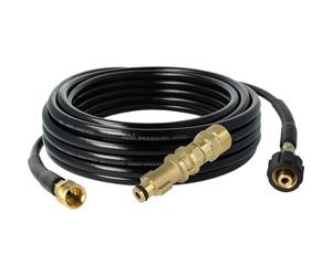 vhbw Kit d'accessoires 2 pcs compatible avec Bosch Aquatak 10+, 115, 10, 110, 100 nettoyeur haute pression - raccord, rallonge tuyau