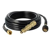vhbw Kit d'accessoires 2 pcs compatible avec Bosch Aquatak Clic, 1500 Plus, Eco, Eco+ nettoyeur haute pression - raccord, rallonge tuyau
