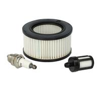 vhbw Kit de filtres à air, à carburant, bougie d'allumage remplacement pour Stihl 11411404400, 11400074101 pour scie à moteur, à chaîne, tronçonneuse