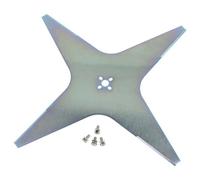 vhbw Lame (4 étoile) remplacement pour Ambrogio CS_D0112_02 pour tondeuse - Lame de rechange, gris, acier