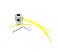 vhbw Lame à double tête filetée en aluminium pour tondeuses à gazon et faucheuses Bosch, Einhell, Gardena, Husqvarna, Makita, Stihl, Wolf Garten