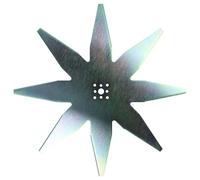 vhbw Lame compatible avec Stiga Autoclip 527, 528S, 527S, 525S, 530 SG tondeuse - Lame de rechange, argenté, acier inoxydable