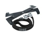vhbw lame, courroie de transmission compatible avec Stiga CM2135H, 1538HR tondeuse à gazon, noir