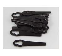 vhbw Lames en plastique compatible avec Einhell GE-CT-18-Li, BG-CT 18 Li, RG-CT 18/1 Li tondeuses à gazon (20 pièces, noir)