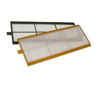 vhbw Lot de filtres compatible avec Paul Santos 570 | 370 appareil de ventilation - Filtre à air G4 / F7 (2 pcs), Blanc / Jaune / Vert