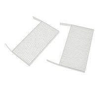 vhbw Lot de filtres compatible avec Wernig ComfoAir 70 appareil de ventilation - Filtre à air G4 / F7 (2 pcs), Blanc Blanc G
