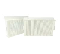 vhbw Lot de filtres compatible avec Zehnder ComfoAir 180 appareil de ventilation - Filtre à air G4 / F7 (2 pcs), 24 x 12 x 5 cm, blanc