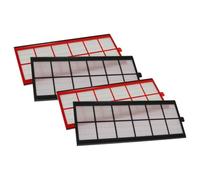 vhbw Lot de filtres compatible avec Zehnder ComfoAir 300 Standard appareil de ventilation - Filtre à air G4 / F7 (4 pcs), Blanc / Rouge / Noir
