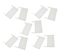 vhbw Lot de filtres Compatible avec Zehnder ComfoAir 70 Appareil de Ventilation - Filtre à air G4 / F7 (10 pcs), 19 x 10 x 3 cm, Blanc