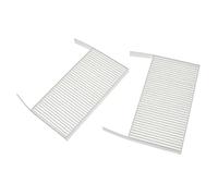 vhbw Lot de filtres compatible avec Zehnder ComfoAir 70 appareil de ventilation - Filtre à air G4 / F7 (2 pcs), 19 x 10 x 3 cm, blanc