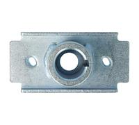 vhbw Moyeu de lame tondeuses à gazon compatible avec Hecht - 10 x 5 x 3,6 cm argenté