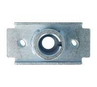 vhbw Moyeu de lame tondeuses à gazon compatible avec Hecht - 10 x 5 x 3,6 cm argenté