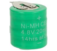 vhbw NiMH Pile Bouton (20mAh, 4,8V, NiMH)