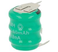 vhbw NiMH Pile Bouton de Remplacement pour Type V80H 3 épingles 80mAh 3,6V Convient pour Les Batteries de modélisme etc.