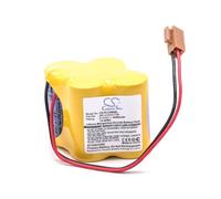 vhbw Pile remplacement pour Dantona Matt Pack (avec connecteur marron) pour système de contrôle (2400mAh, 6V, Li-MnO2)