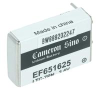 vhbw Pile spéciale EF651625 - Batterie Non-Rechargeable avec Broches à souder (750mAh, 3,6V, Li-SOCl2)