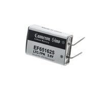 vhbw Pile spéciale EF651625 - Batterie non-rechargeable avec broches à souder (750mAh, 3,6V, Li-SOCl2)