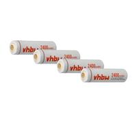 vhbw Piles Rechargeables AA Mignon (AA), 4 pcs pour Divers appareils (650mAh, 3,7V, Li-ION)