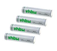 vhbw Piles Rechargeables Micro AAA | 4 pcs pour divers appareils (280mAh, 1,5V, Li-ion)