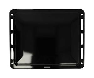 vhbw - Plaque de four noire, émaillée, revêtement anti-adhérence compatible avec Bosch HGV746-Serie, HGV746xxxxxx - 46 x 36,6 x 3,2 cm