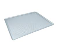 vhbw Plaque pour four 45,5 x 37,5 x 1 cm argenté | perforé