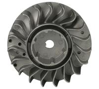 vhbw roue polaire compatible avec Stihl MS 251, MS 251C, MS 231, MS 231C tronçonneuse - 10 cm de diamètre externe, 301 g argenté