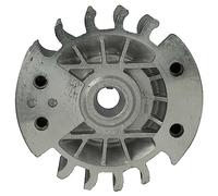 vhbw roue polaire remplacement pour Stihl 11234001203 pour tronçonneuse - 9 cm de diamètre externe, 350 g argenté