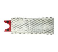 vhbw Serpillère compatible avec Vileda 1-2 Spray balai nettoyant - Tête de rechange, microfibre, gris / blanc
