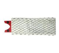 vhbw Serpillère compatible avec Vileda 1-2 Spray balai nettoyant - Tête de rechange, microfibre, gris / blanc Blanc G