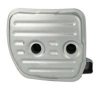 vhbw silencieux d'échappement compatible avec Stihl MS 251, MS 251C, MS 231, MS 231C tronçonneuse - 11 x 8,4 x 6,5 cm argenté