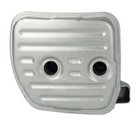 vhbw silencieux d'échappement compatible avec Stihl MS 251, MS 251C, MS 231, MS 231C tronçonneuse - 11 x 8,4 x 6,5 cm argenté