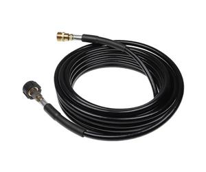 vhbw Tuyau de rallonge 10 m compatible avec Kärcher K 5.80 M T 200, K 5.91 MD nettoyeur haute pression avec connexion M22 x 1,5, noir