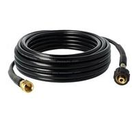 vhbw Tuyau de rallonge 10 m compatible avec Kärcher K3, K 2 Premium Home, K 3.65 MD nettoyeur haute pression avec connexion M22 x 1,5, noir